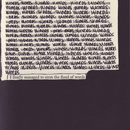 The Flood Of Words