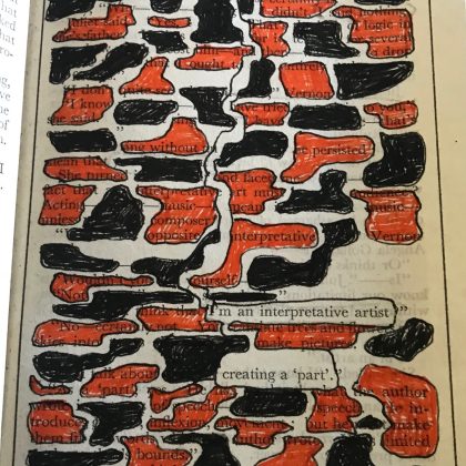 The interpretive artist